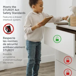 6 Drawer Dresser - Gravity Pure White