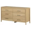 6 Drawer Dresser - Gravity Natural Ash