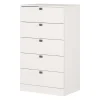 5 Drawers Spark - White