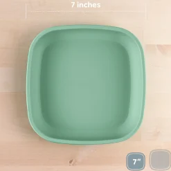 7" Flat Plate - Sage