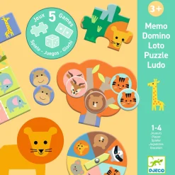 5 Games - Savannah Animals