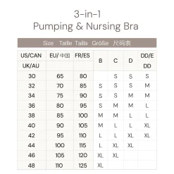 3 In 1 Pumping & Nursing Bra