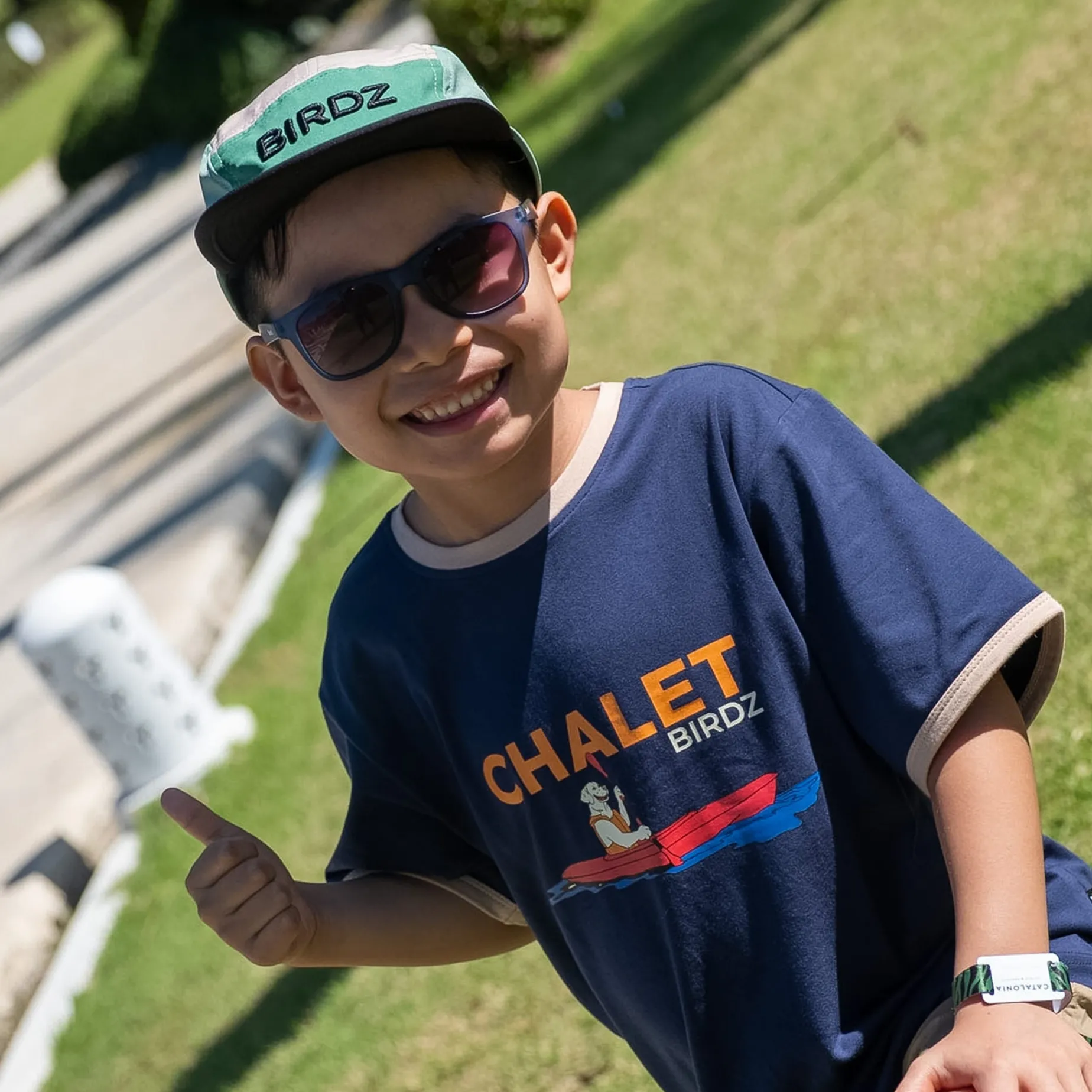 5 Panel Colorblock Cap 2-16