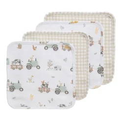 5 Pieces Bath Gift Set - Tractor Ride