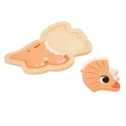 4 Progressive Puzzles - Dino