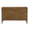 Alouette 7-Drawer Assembled Dresser - Natural Walnut