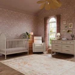 Alouette 3-in-1 Convertible Spindle Crib - Washed Pine