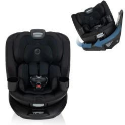 Andi 360° Rotating All-in-One Car Seat- Authentic Black