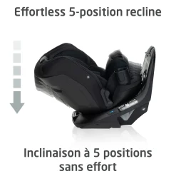 Andi 360° Rotating All-in-One Car Seat- Authentic Black