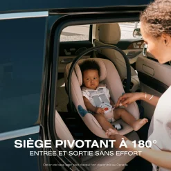 Aton G Swivel Car Seat - Moon Black