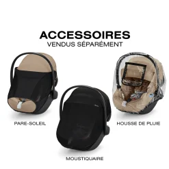 Aton G Swivel Car Seat - Moon Black