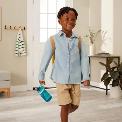 Aubrey Leak-Proof Spill-Proof Water Bottle - Juniper Jade Vine 14 oz