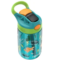 Aubrey Leak-Proof Spill-Proof Water Bottle - Juniper Dino 14oz