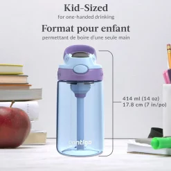 Aubrey Leak-Proof Spill-Proof Water Bottle - 14oz Amethyst