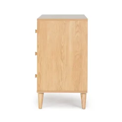 Austin 3-Drawer Dresser - White / Red Oak