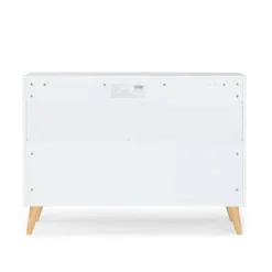 Austin 3-Drawer Dresser - White / Natural