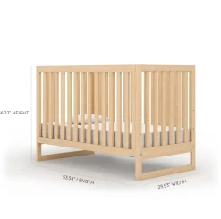 Austin 3-In-1 Convertible Crib - Natural