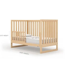 Austin 3-In-1 Convertible Crib - Natural