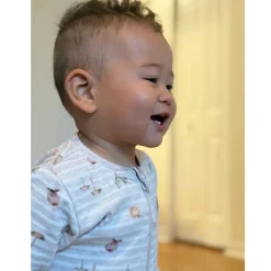 Autumn Striped Pajamas 0-30m