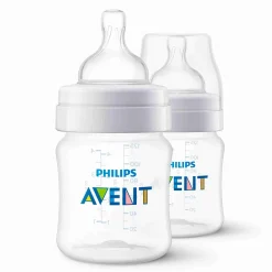 Baby Bottle 4oz Set of 2 Anti-Colic