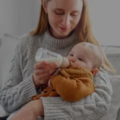 Baby Bottle Round Latex 1 pack 150 ml - Blush