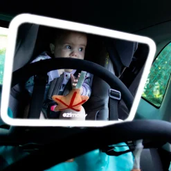 Baby Car Mirror with LED Pro