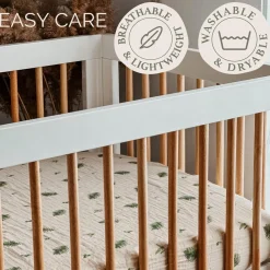 Baby Crib Fitted Sheet - Fern