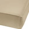 Baby Crib Fitted Sheet - Taupe Bamboo