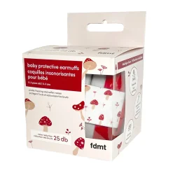 Baby Earmuffs - Scarlet Mushro