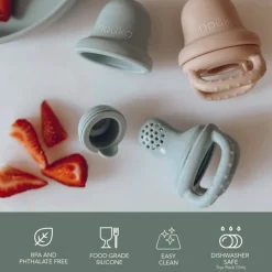 Baby Food Feeder Soft - Blush