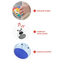 Baby Jungle Beats Baby Egg Shaker Set of 3