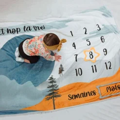 Baby Monthly Milestone Blanket - Et Hop La Vie!