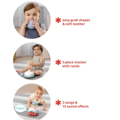 Baby Stack & Crawl 4-in-1 Crab Baby Crawl Toy