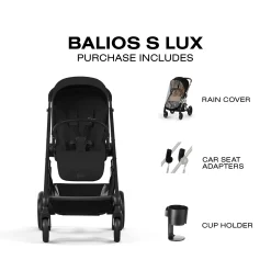 Balios S Lux Stroller- Moon Black