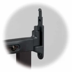 Bamboo Angle Mount Safeway Gate - Grey