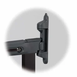 Bamboo Angle Mount Safeway Gate - Grey