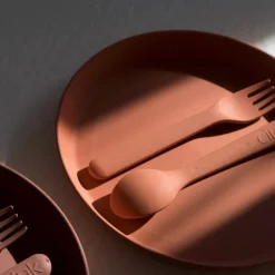 Bamboo Cutlery Set - Brick