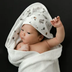 Bamboo Hooded Towel - Squirrel