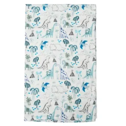 Bamboo Muslin Swaddle Blanket - Dinosaurs