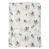 Bamboo Muslin Swaddle Blanket - Bears on Bikes