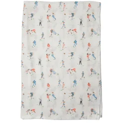 Bamboo Muslin Swaddle Blanket - Football