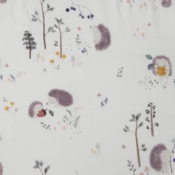 Bamboo Muslin Swaddle Blanket - Hedgehog