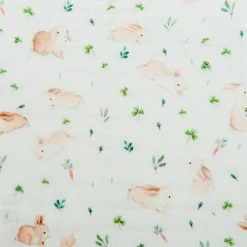 Bamboo Muslin Swaddle Blanket - Bunny