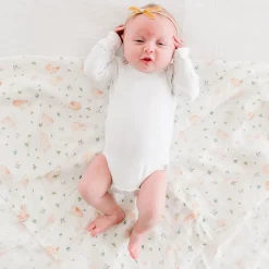 Bamboo Muslin Swaddle Blanket - Bunny
