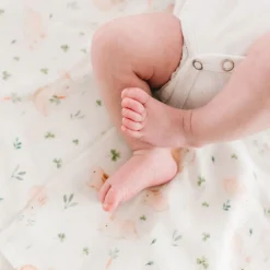 Bamboo Muslin Swaddle Blanket - Bunny