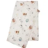 Bamboo Muslin Swaddle Blanket - Cozy Forest