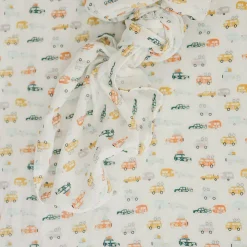 Bamboo Muslin Swaddle Blanket - Campers