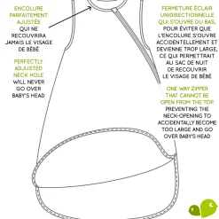 Bamboo Night Bag 0-36 months - Foam