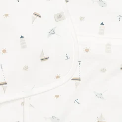 Bamboo Quilted Blanket-ocean