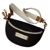 Banana Diaper Bag With Shoulder Strap Armelle- Black